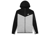 Nike Sportswear Tech Fleece Full-Zip Hoodie - Black/Dark Grey Heather/White (FW20)